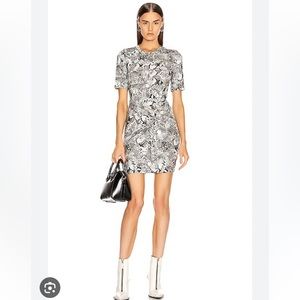Enza Costa snake print mini dress. Size XS. like new